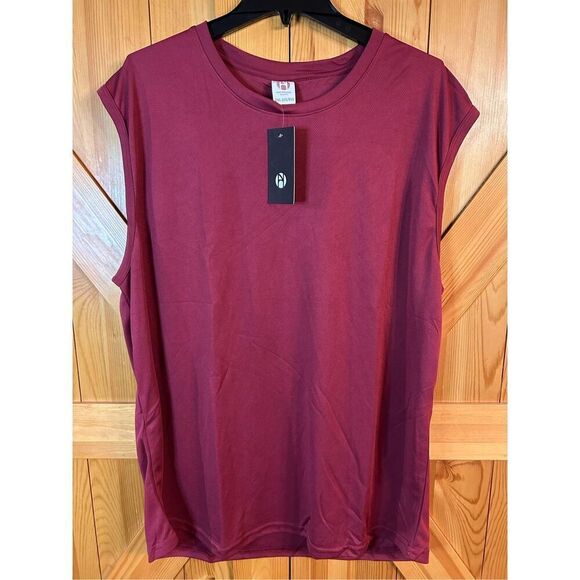 Performance Sports Red Mesh Breathable Athletic Tank Mens Size 2XL nwt (0323) - Picture 1 of 3